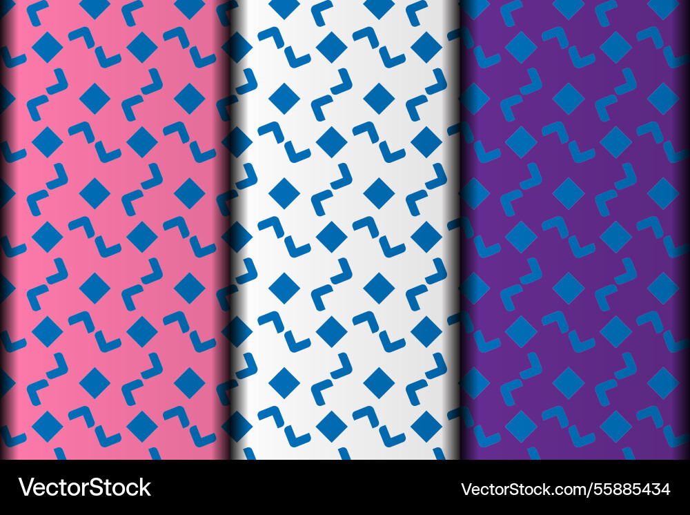 Square style eps pattern design template vector image