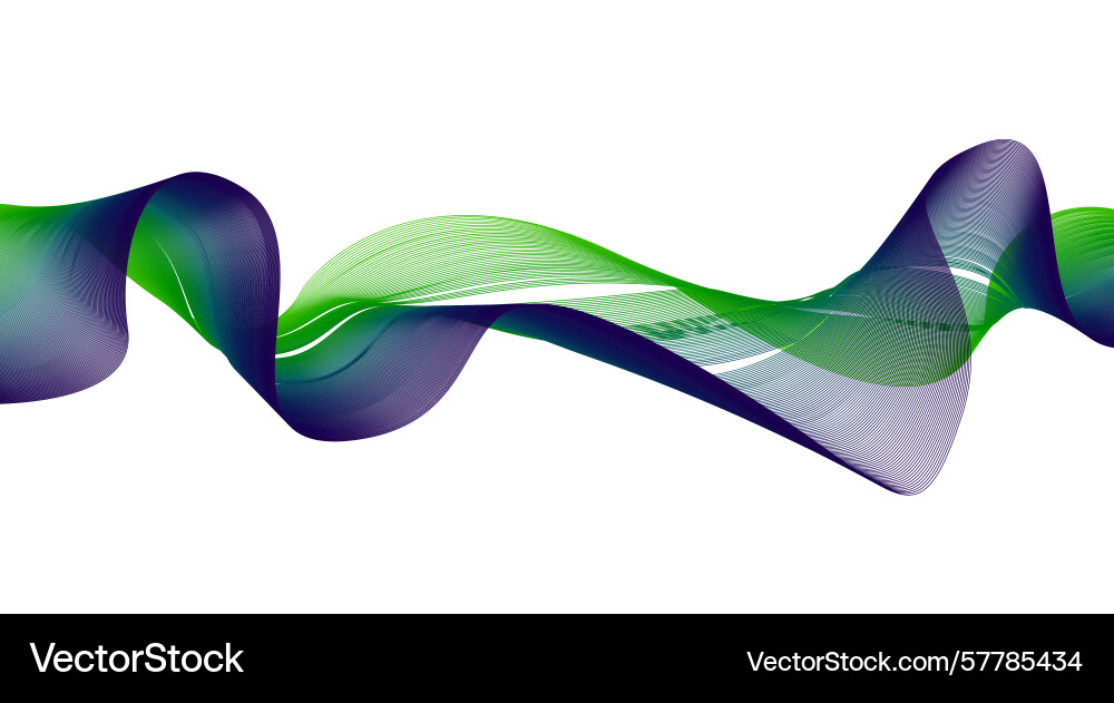 Wavy blend curved lines colorful gradient design Wavy blend curved lines colorful gradient design Vector Image