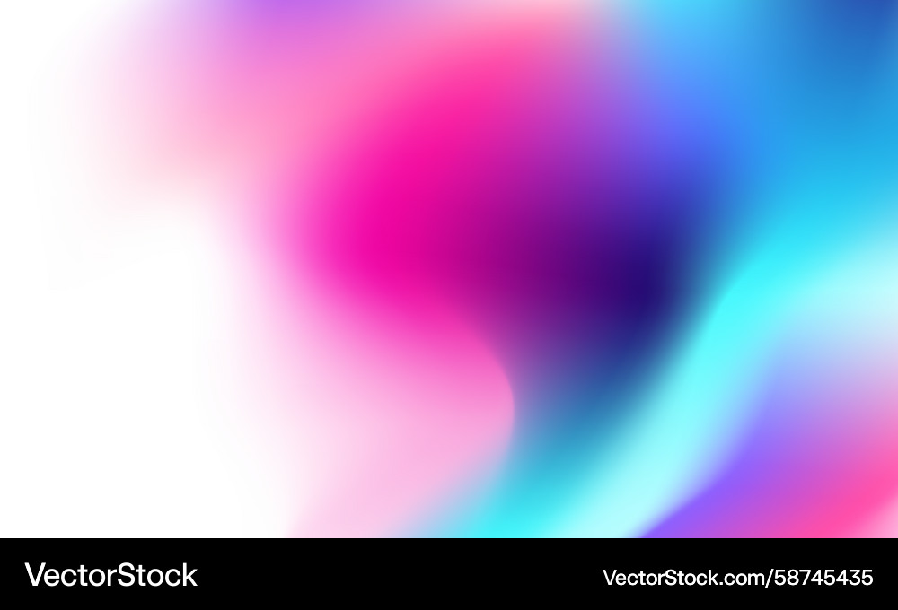 Abstract Colorful Gradient Background Vector Image