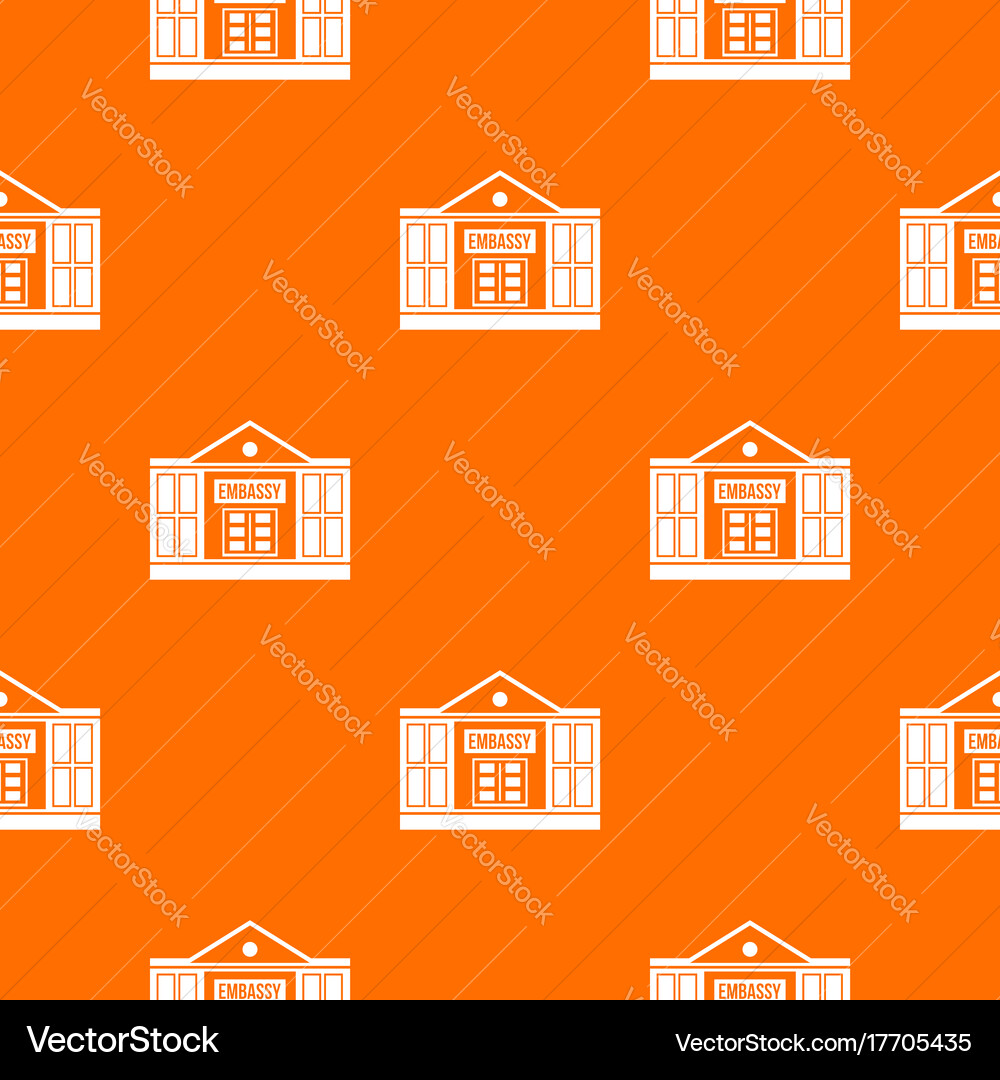 Embassy pattern seamless Vector Image