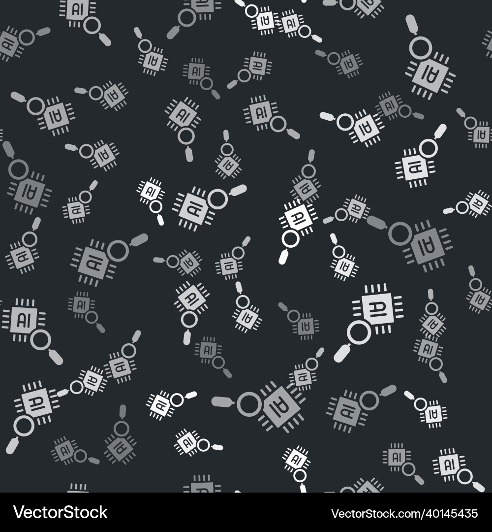 Grey computer processor with microcircuits cpu Grey computer processor with microcircuits cpu vector image