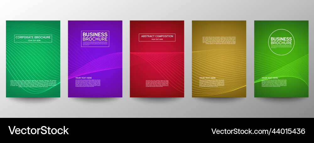 Cover geometric minimal set abstract line pattern Cover geometric minimal set abstract line pattern Vector Image