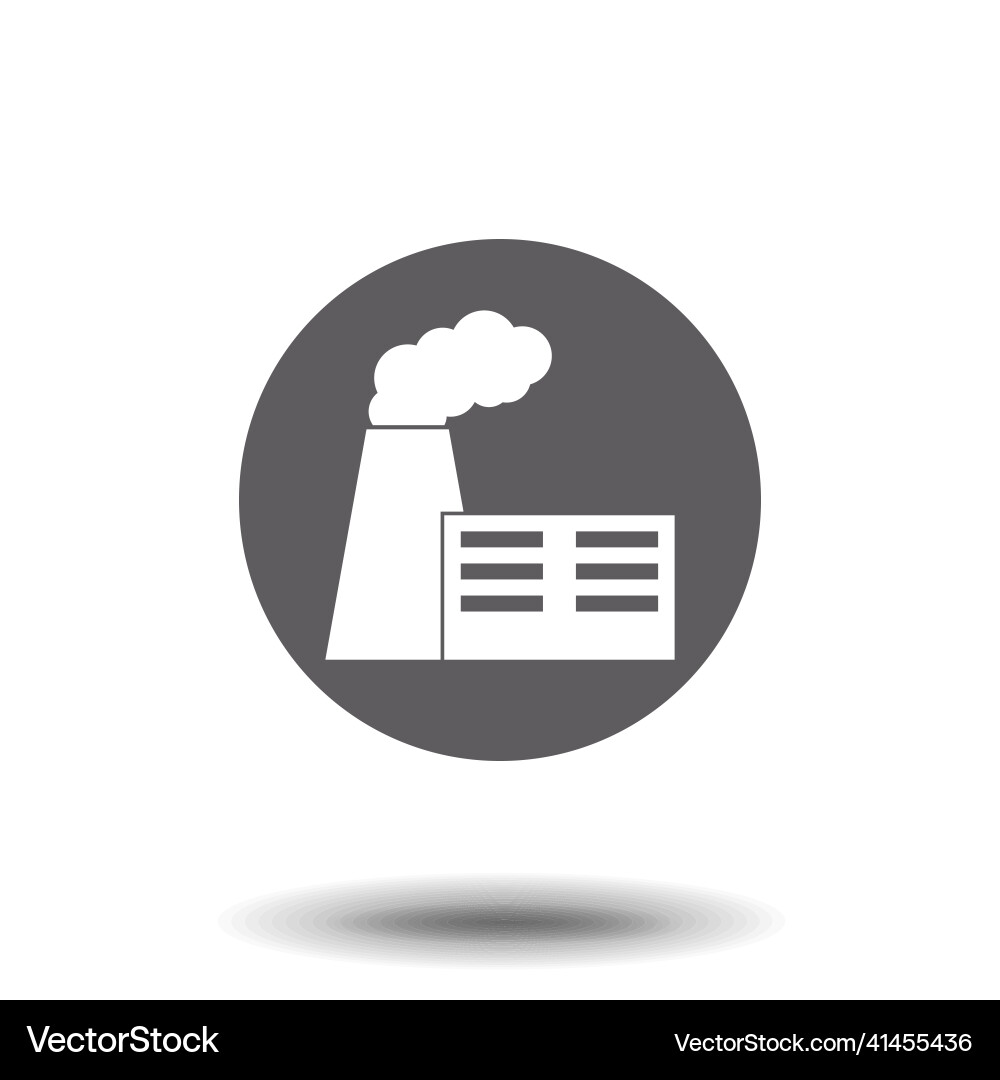 Factory icon symbol stock web Vector Image