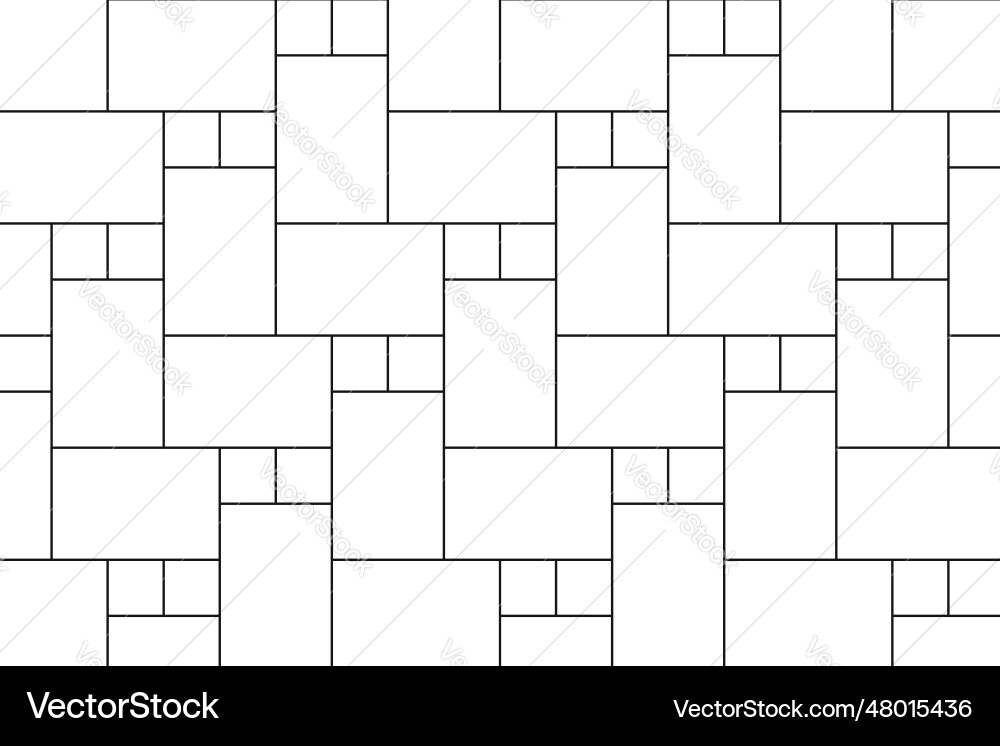 Herringbone inserted tile seamless pattern Herringbone inserted tile seamless pattern Vector Image