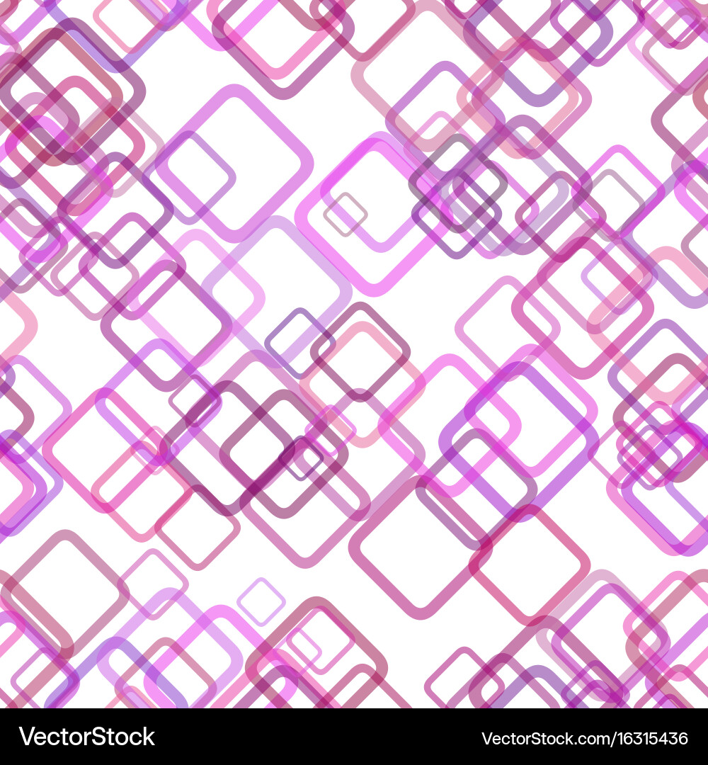 Seamless square background pattern Vector Image