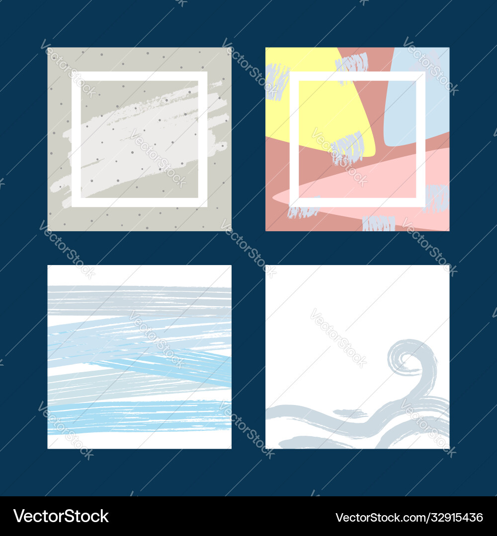 Set trendy patterns for design backgrounds Vector Image