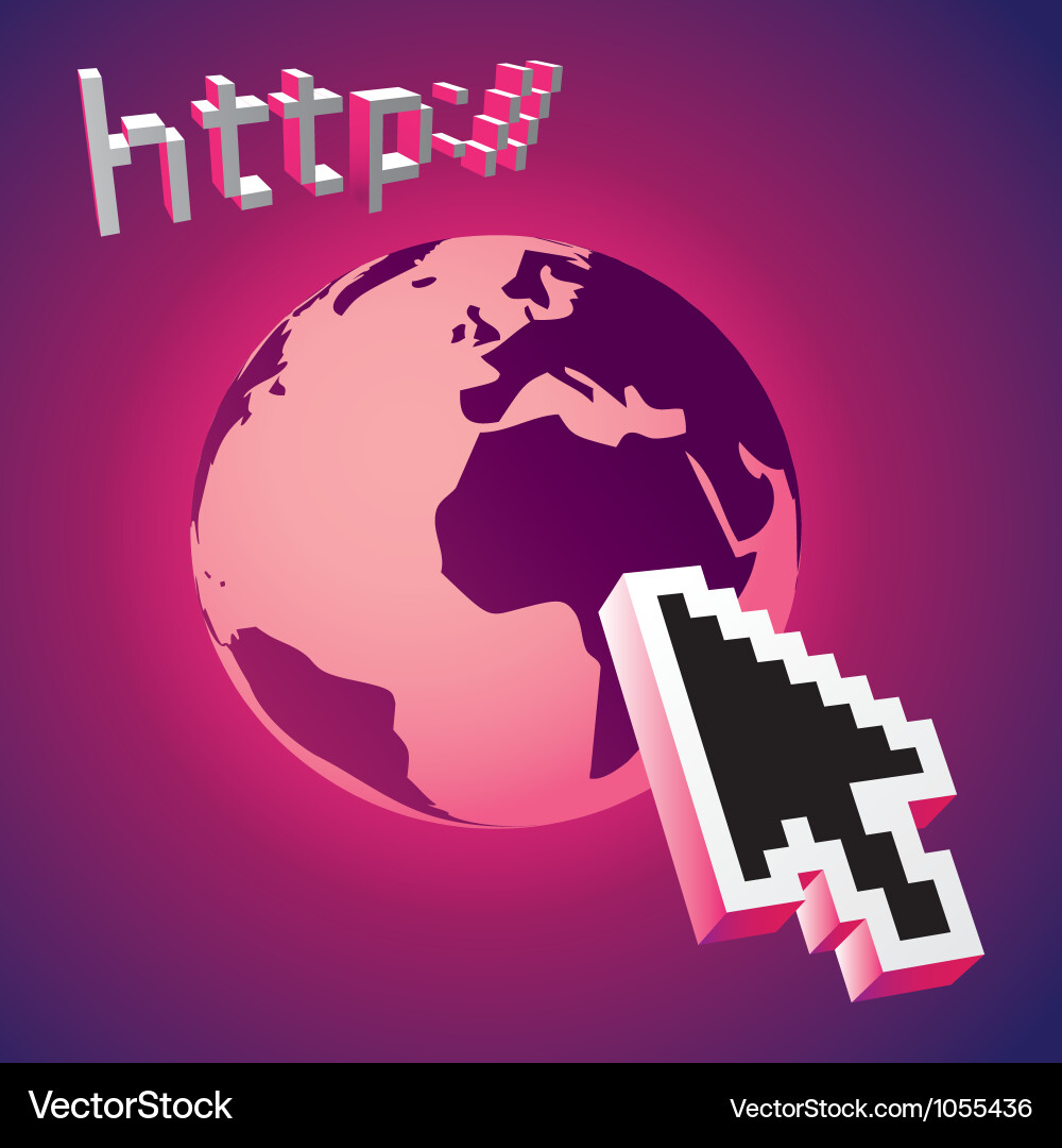 Website cursor vector image