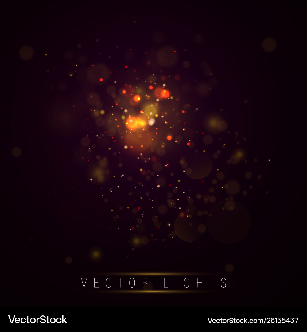 Bokeh lights background Bokeh lights background vector image