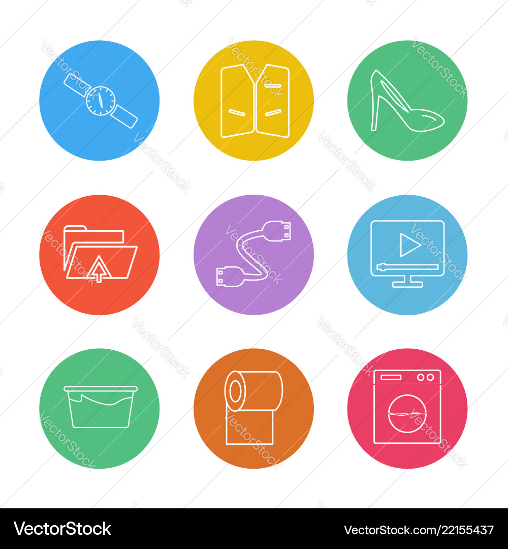 Files file type windows os documents Vector Image