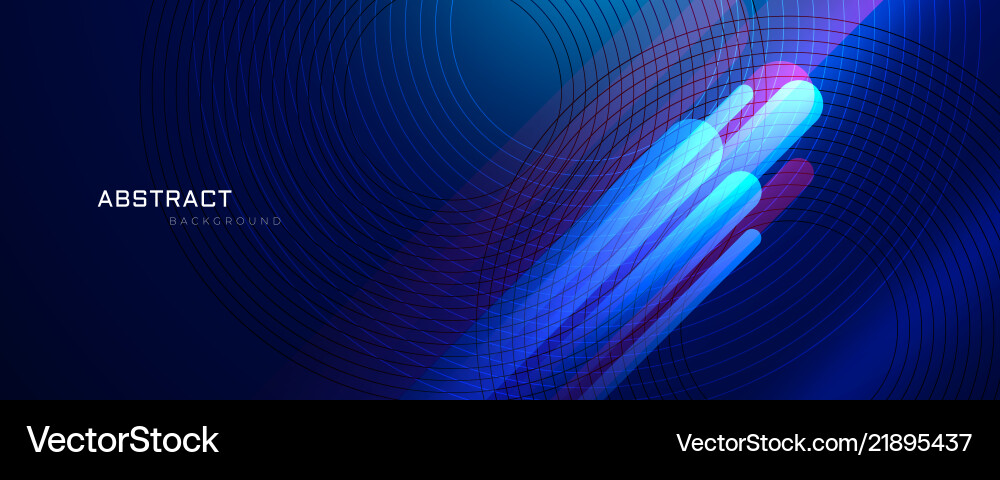 Futuristic Tech Network Background Vector Image