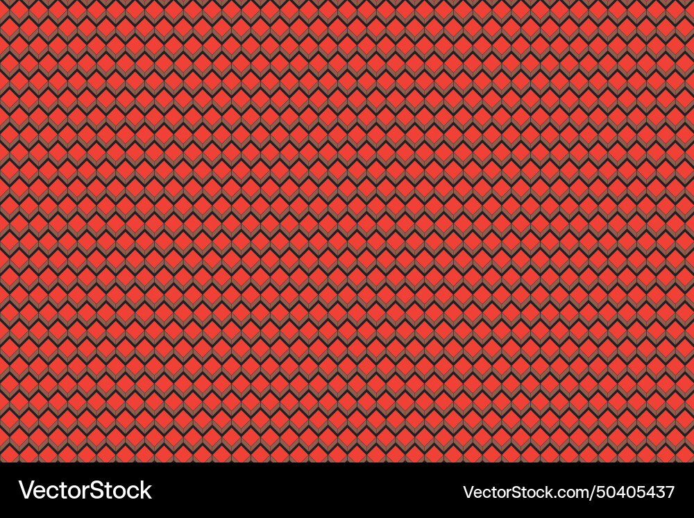 Red square pattern on black background Red square pattern on black background vector image