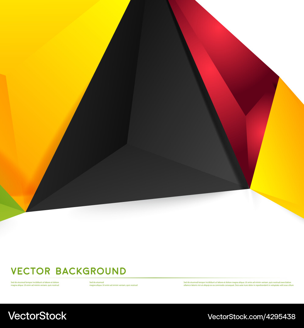 Background abstract polygon triangles Vector Image