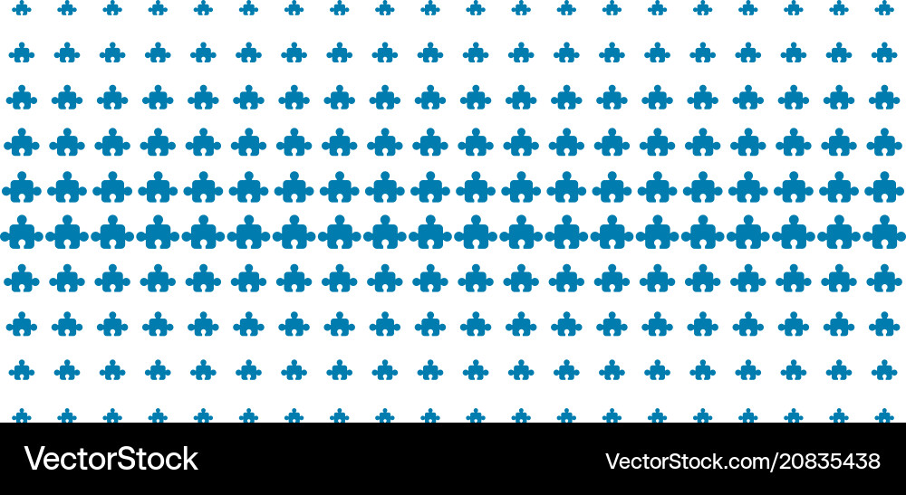 Component shape halftone pattern Vector Image