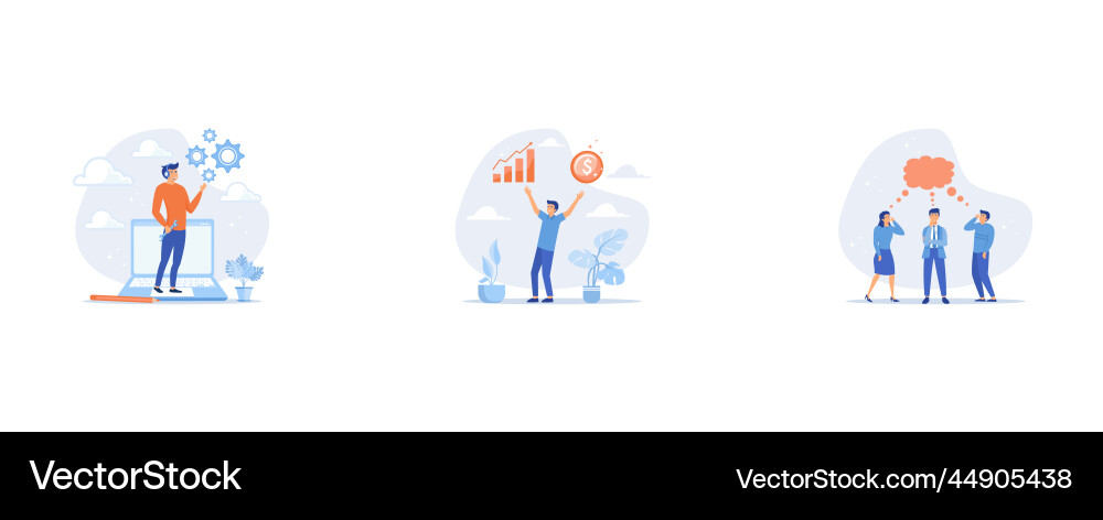Support staff help fixing technical problem value Support staff help fixing technical problem value Vector Image