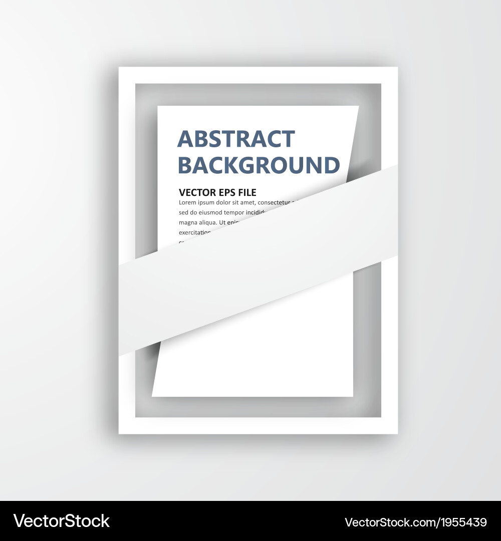3d frame design for image Vector Image