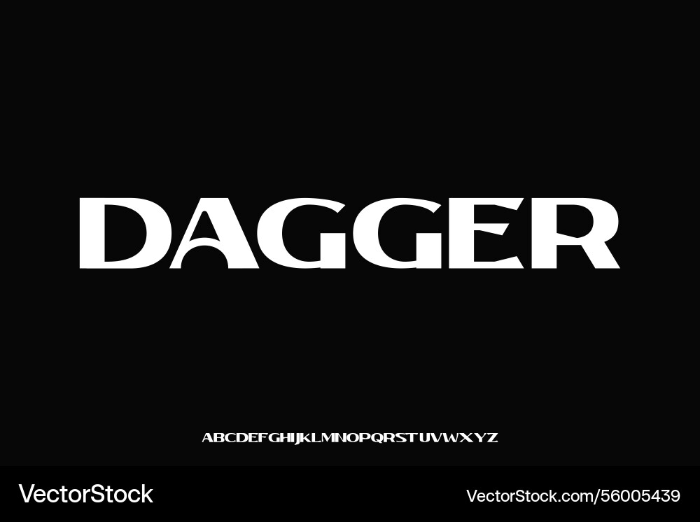 Display alphabet font design suitable Vector Image