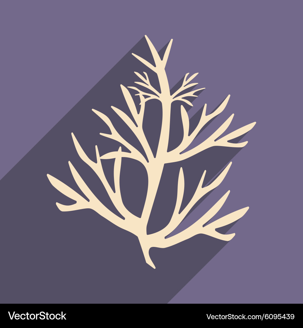 Flat with shadow icon and mobile application Vector Image