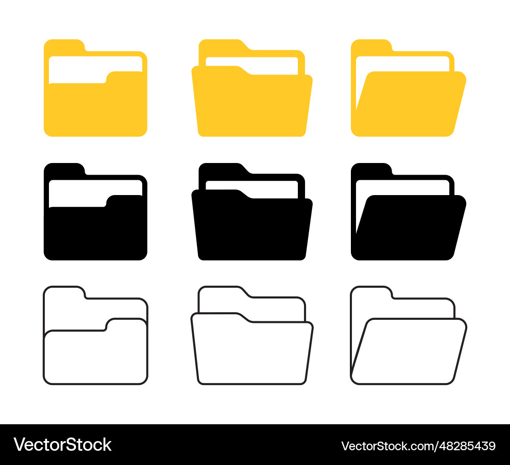 Folder with documents icon Folder with documents icon vector image