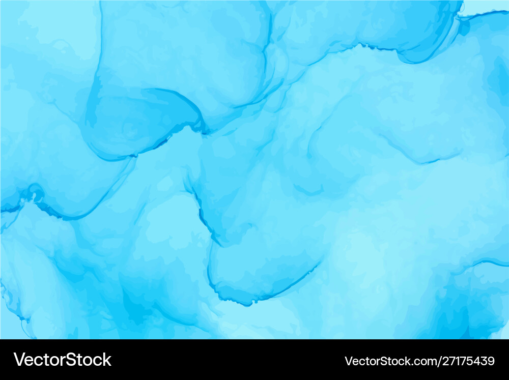 Light blue watercolor texture background Vector Image