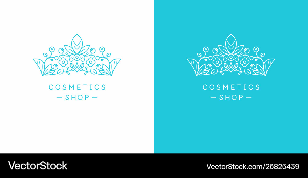 Original linear image crown Royalty Free Vector Image