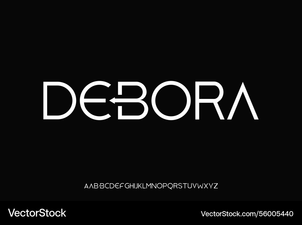 Display alphabet font design suitable Display alphabet font design suitable vector image