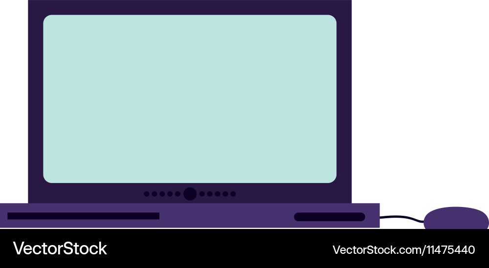Laptop computer device Vector Image