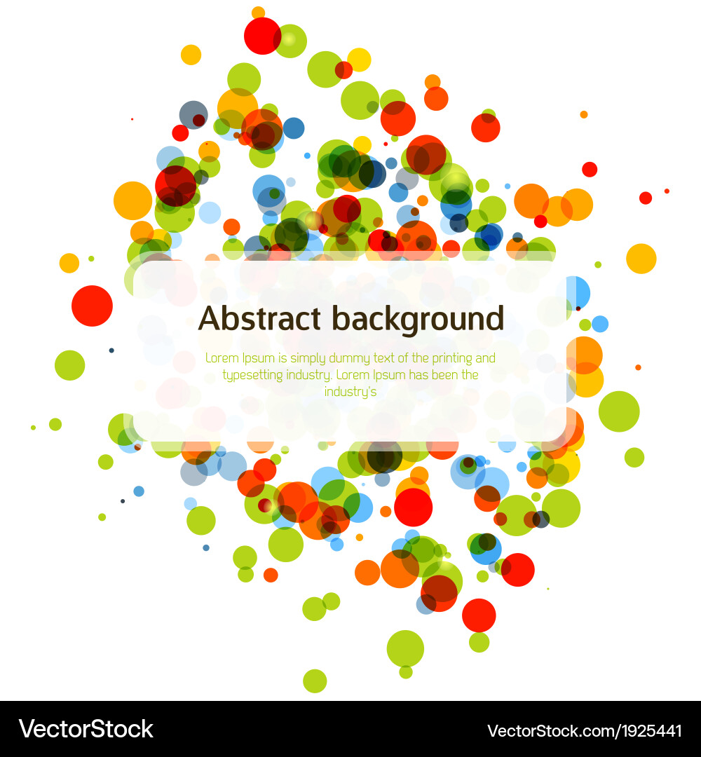 Dynamic Colorful Abstract Backdrop vector image