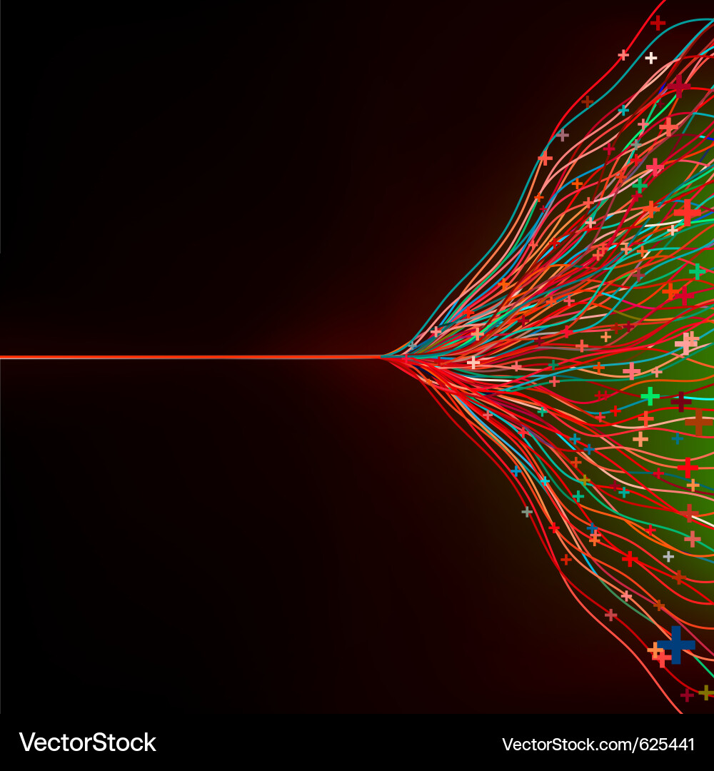Dynamic Energy Flow Vector Image