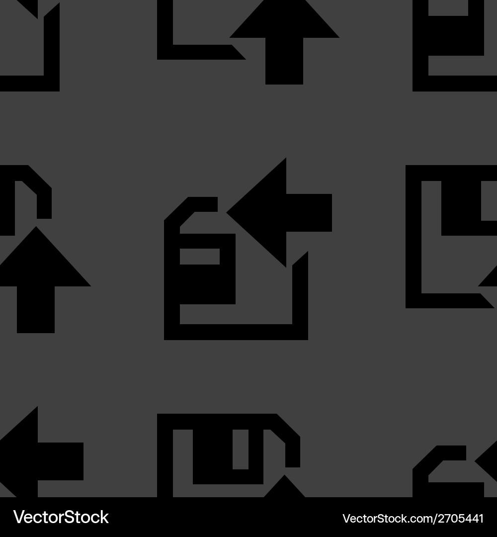 Floppy disk upload web icon flat design seamless vector image