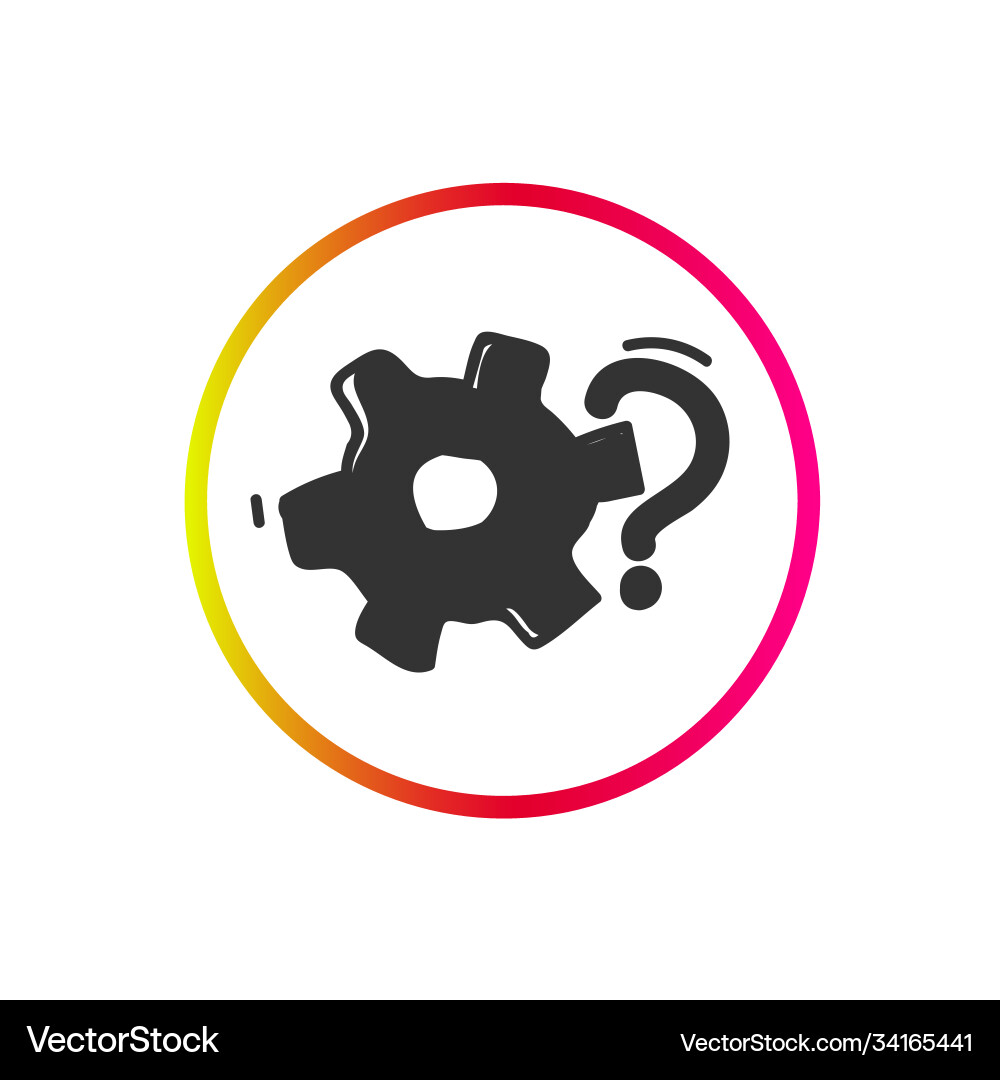 Manual icon service tool sign user guide Vector Image