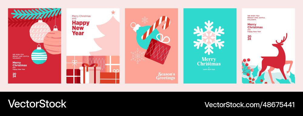 Merry christmas and happy new year Merry christmas and happy new year vector image