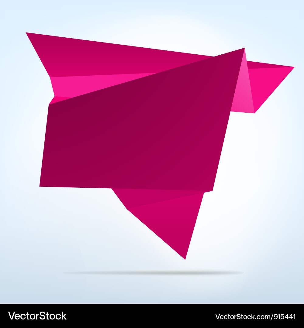 Speech Bubble Gradient Background Vector Image