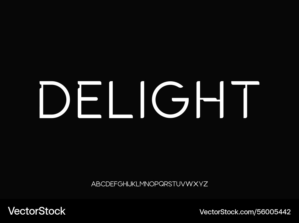 Display alphabet font design suitable Display alphabet font design suitable Vector Image
