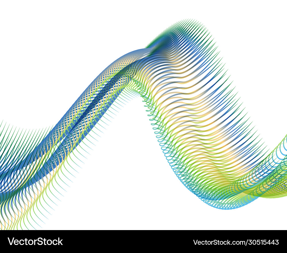 Abstract background blend wave line design Abstract background blend wave line design vector image