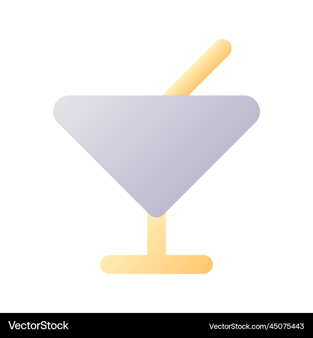 Bar pixel perfect flat gradient two-color ui icon Bar pixel perfect flat gradient two-color ui icon Vector Image