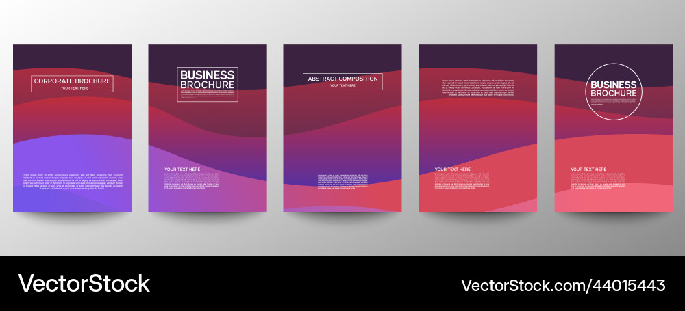 Cover geometric minimal set abstract line pattern Vector Image