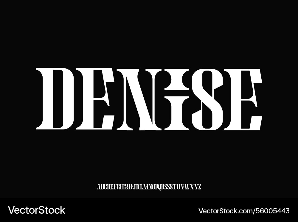 Display alphabet font design suitable Display alphabet font design suitable vector image