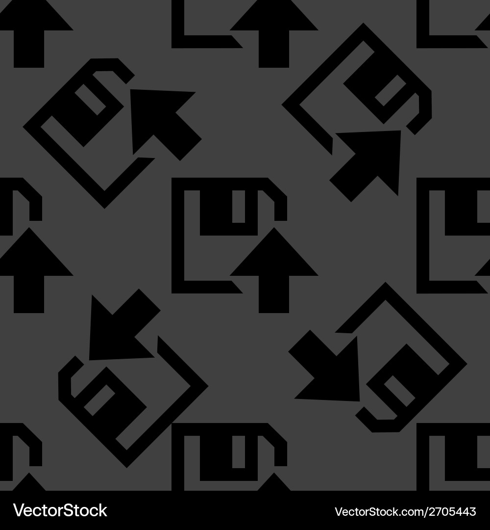 Floppy disk upload web icon flat design seamless vector image