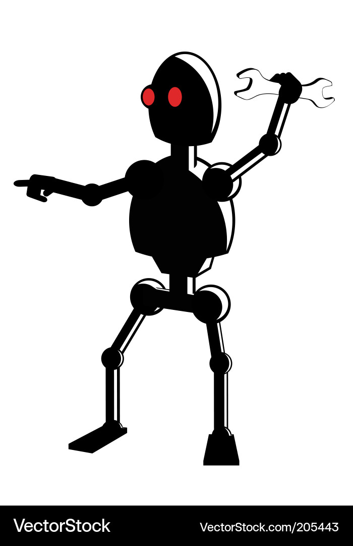 Robot vector image
