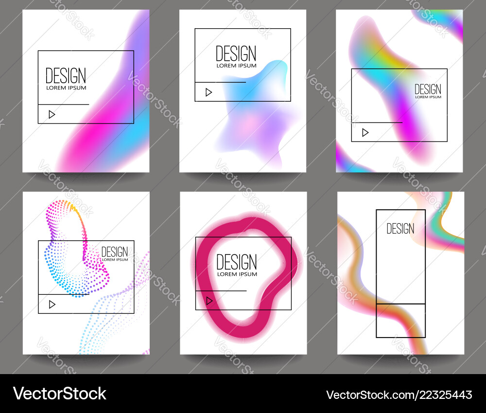 Set of banner design templates with abstract Set of banner design templates with abstract vector image