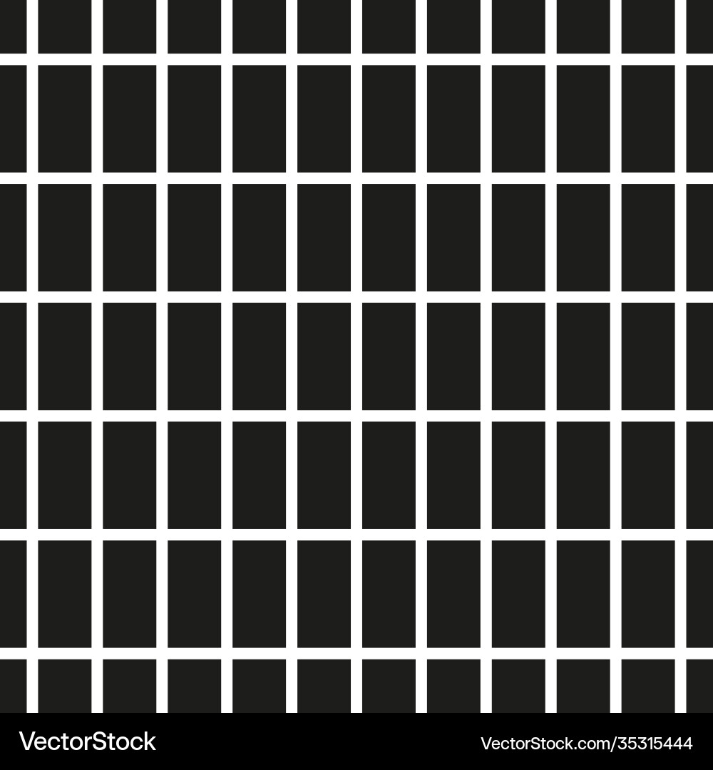 Brick wall seamless pattern simple tile Brick wall seamless pattern simple tile vector image