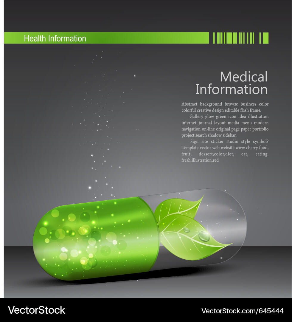 Medizinische Gesundheit Flyer Broschüre vektorbild