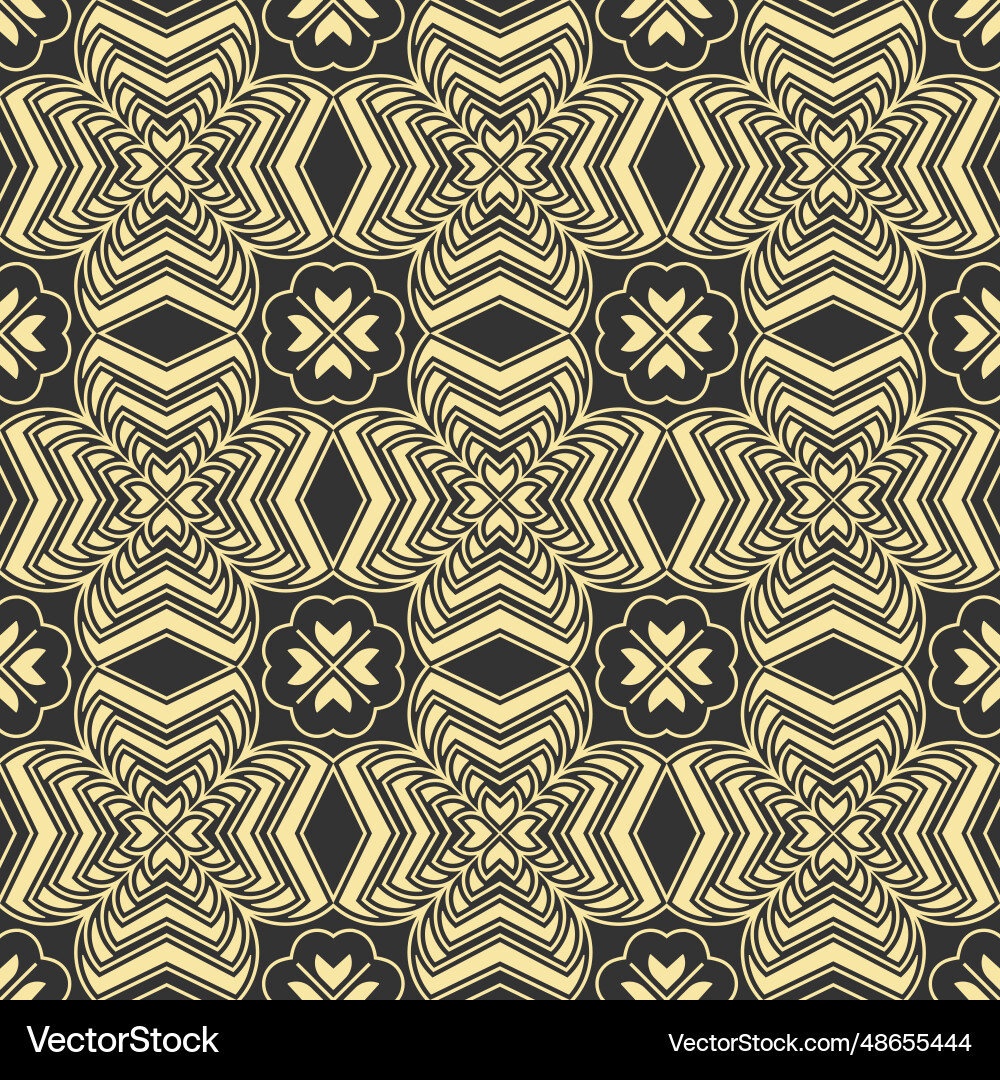 Seamless abstract pattern of arbitrary elements Vector Image