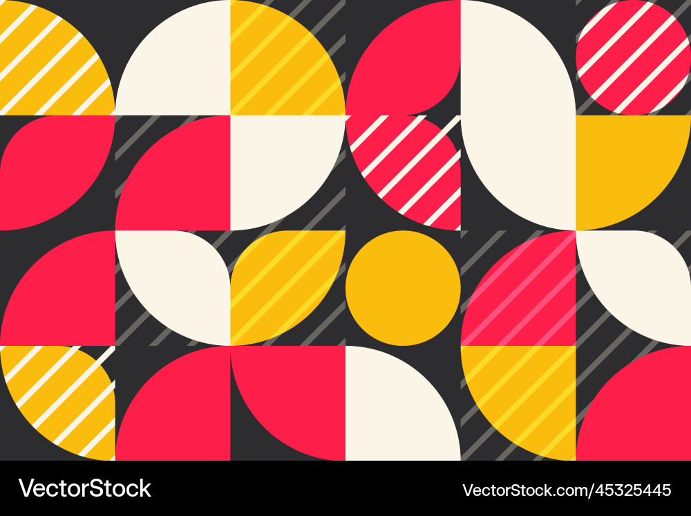 Abstract geometry pattern design of scandinavian vector image