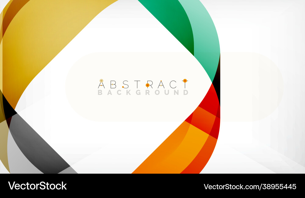 Abstract square shape with overlapping waves Abstract square shape with overlapping waves Vector Image