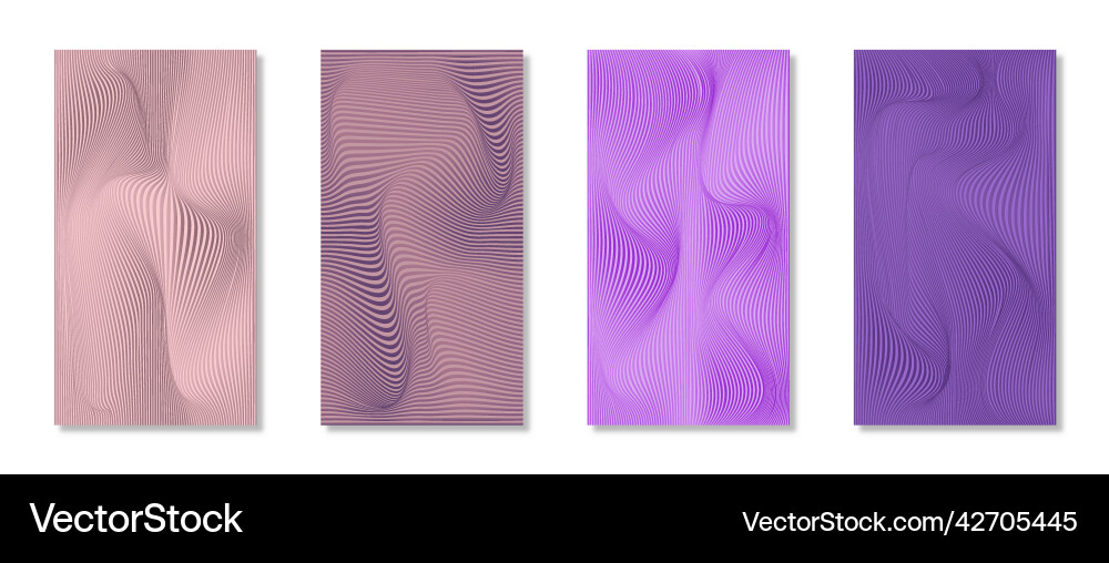 Abstract Wave Pattern Background vector image