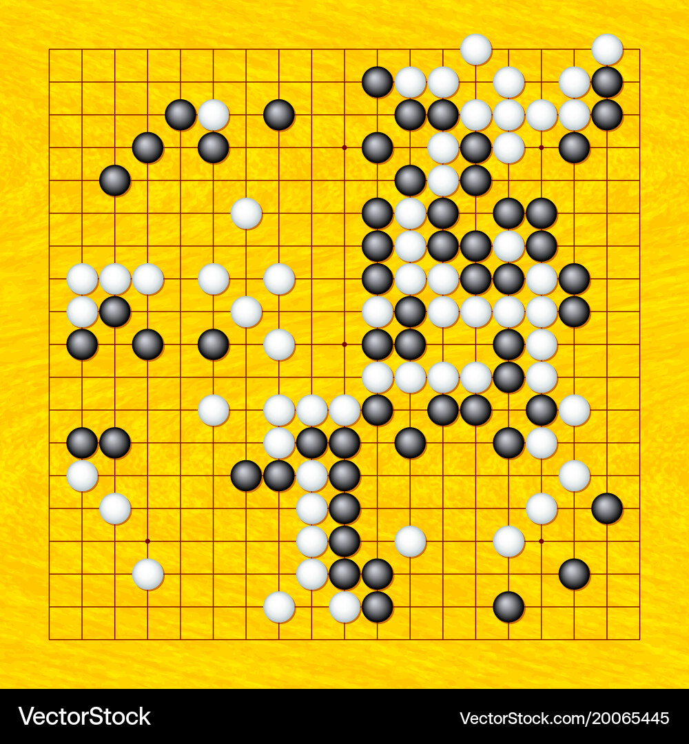 Go game Vector Image