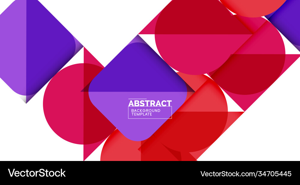Simple circles and triangles abstract background Simple circles and triangles abstract background Vector Image