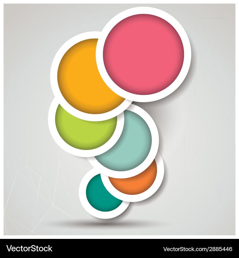Abstract geometric colorful background pattern vector image