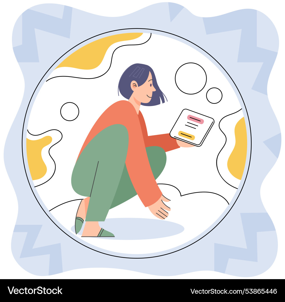 Introvert introverts find comfort in their own vector image